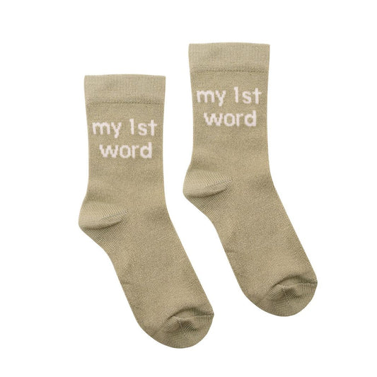 Baby Keepsake Gift Socks My First Milestones 6-12 Months Pack of 5 Pairs
