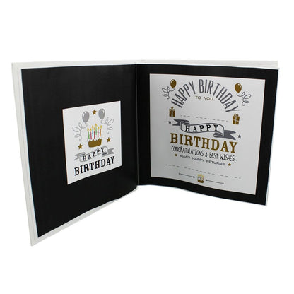 Milestones Birthday Boy Photo Album 4"x6" - 21st