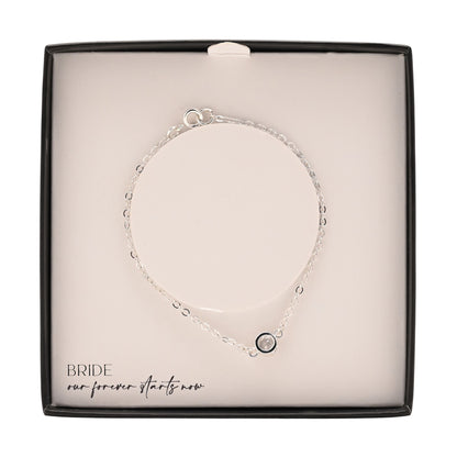 Amore Silver Plated Bracelet - Bride
