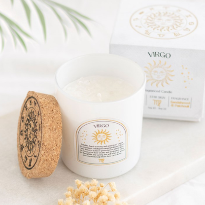 Zodiac Crystal Candles