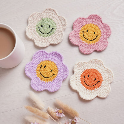 DIY Gifts Craft Your Own Flower Coasters Set
