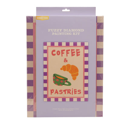 DIY Gifts Art Canvas Craft Set - Coffee and Pastries