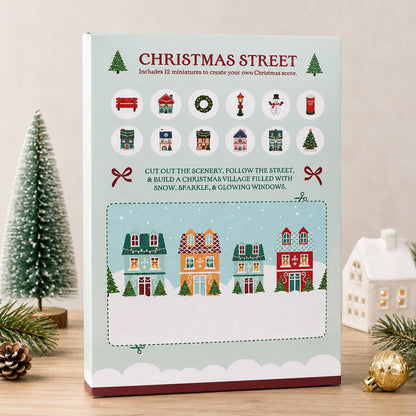 12 Days Christmas Advent Calendar Reusable Festive Village Scene