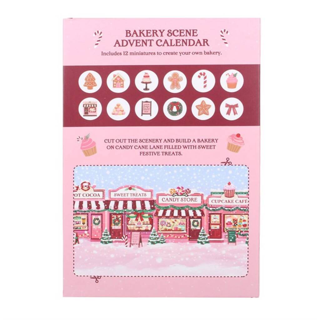 12 Days Christmas Advent Calendar Reusable Sugarplum Bakery Gift
