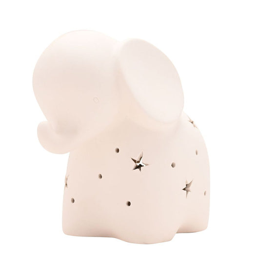 Baby Gift Ceramic Elephant Nightlight