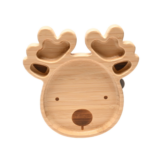 Baby Bamboo Plate - Reindeer