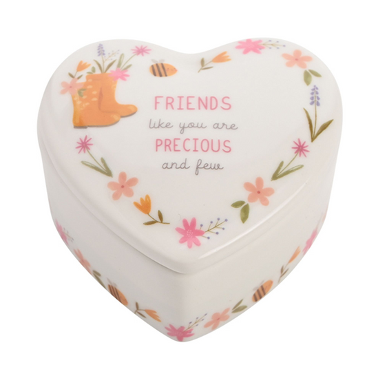 Gift For Friends - Ceramic Trinket Box