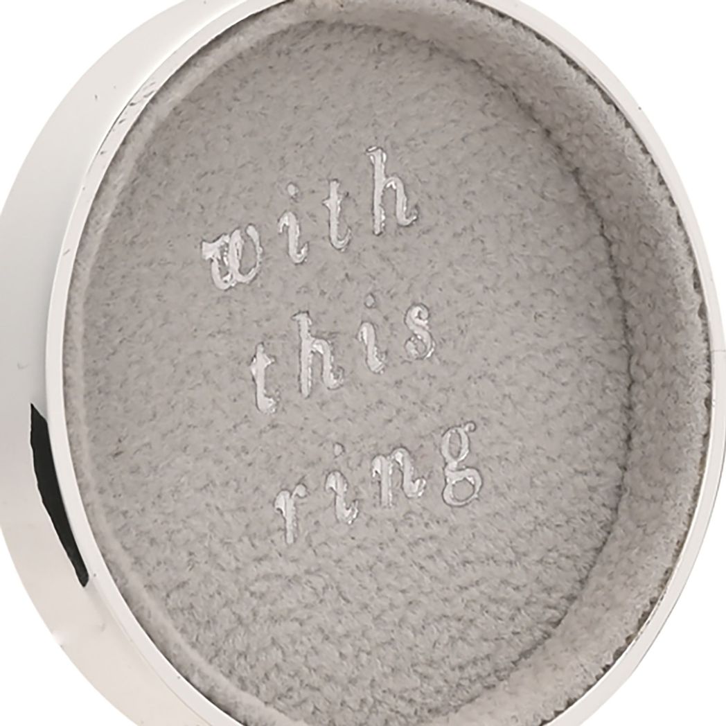 Amore Silverplated Ring Box
