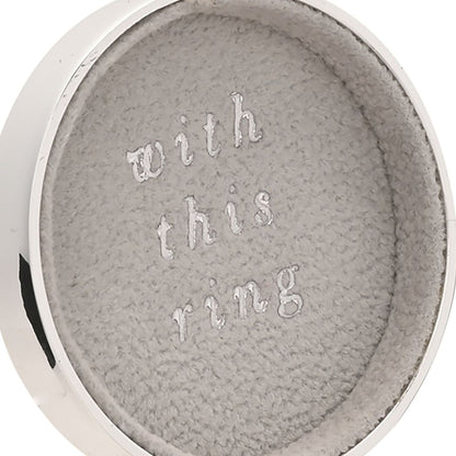 Amore Silverplated Ring Box