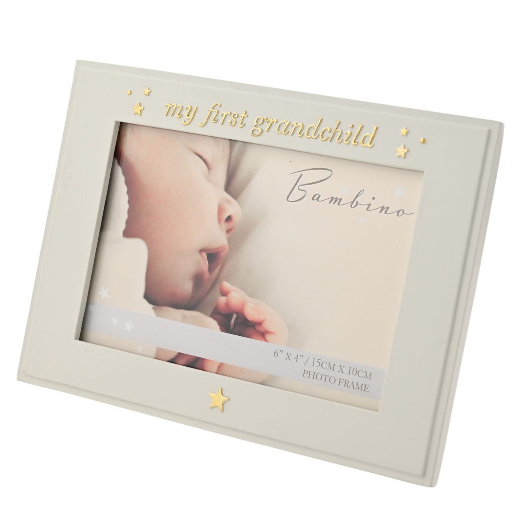 Bambino 'My First Grandchild' Photo Frame 6" x 4"