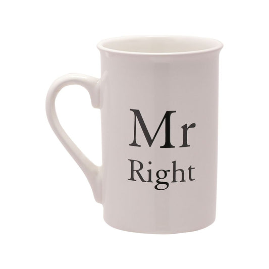 2 piece Mug Set - "Mr Right / Mrs Always Right"