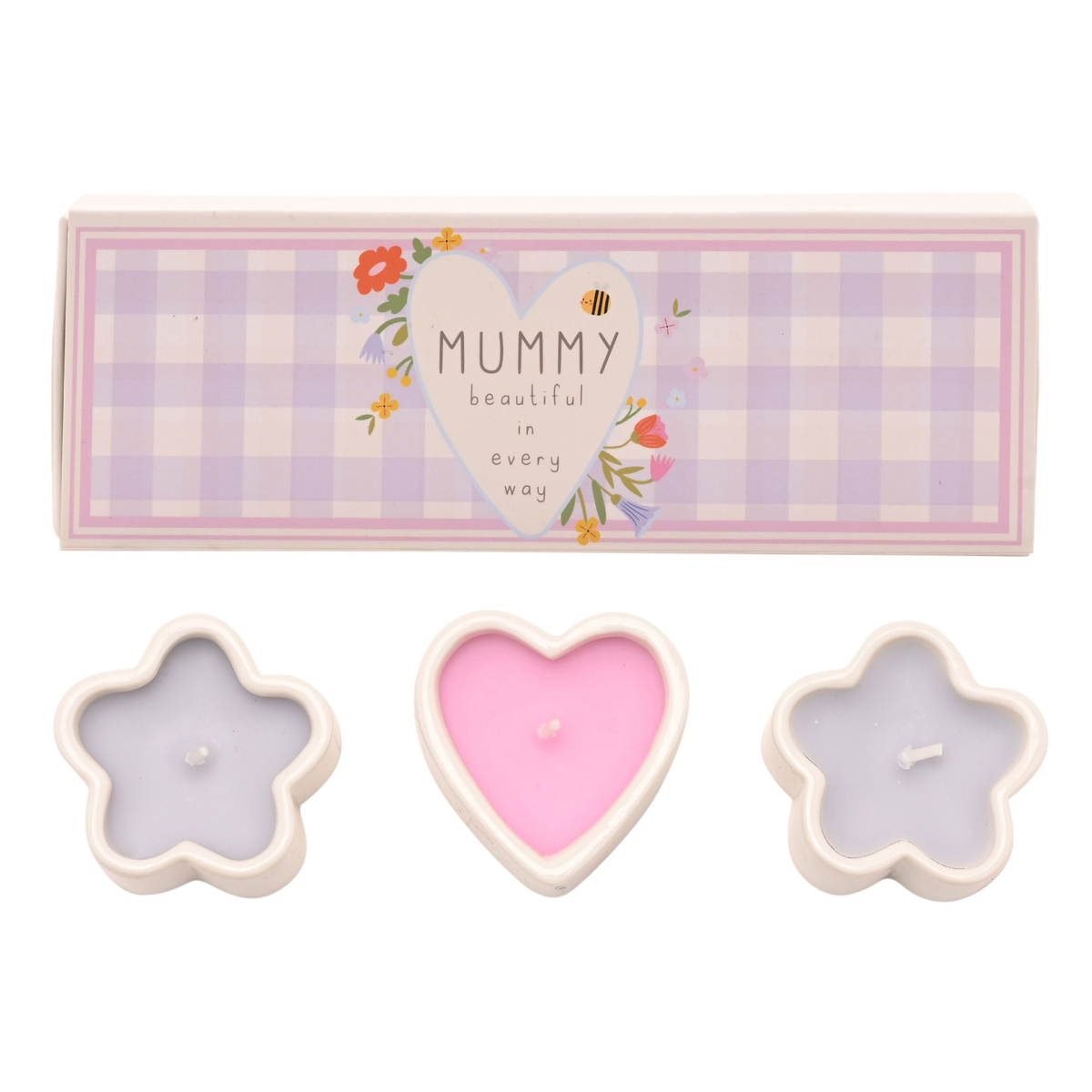 Set Of 3 Mini Candles - Mummy