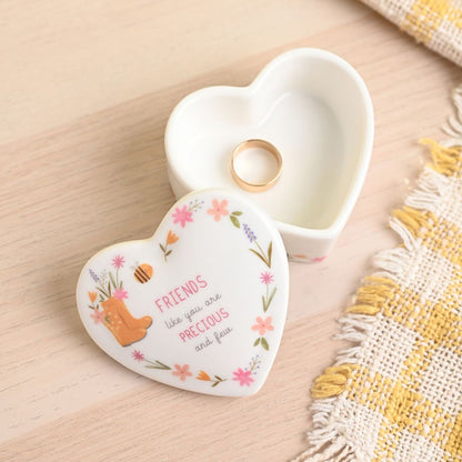 Love Life Ceramic Trinket Box - Friends