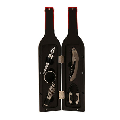 Harvey Makin Bar Set Large Wine Bottle Shape Corkscrew Set