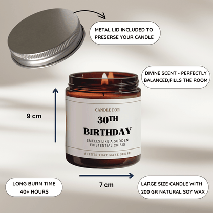 30th Birthday Candles