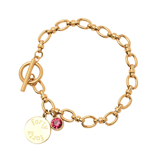40th Birthday Gift For Her Milestone Bracelet