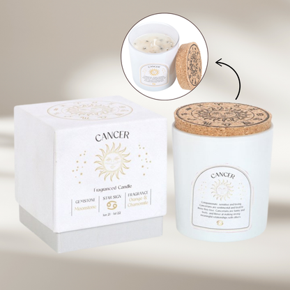 Zodiac Crystal Candles