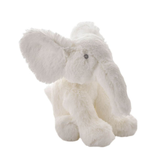 Gift For Baby & Child - White Plush Elephant Medium 18cm