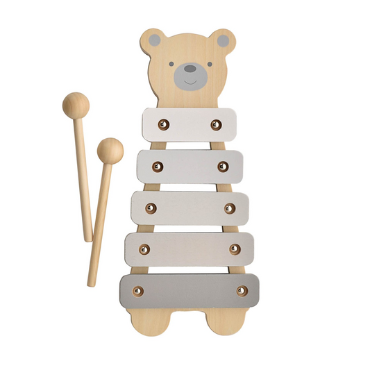 Baby Gift  Wooden Toy Xylophone - Teddy