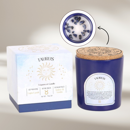 Zodiac Crystal Candles