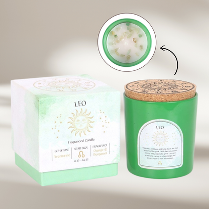 Zodiac Crystal Candles