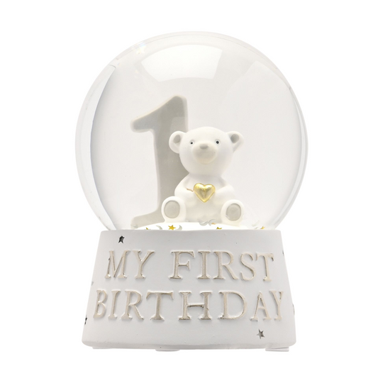 My 1st Birthday Baby Snow Globe