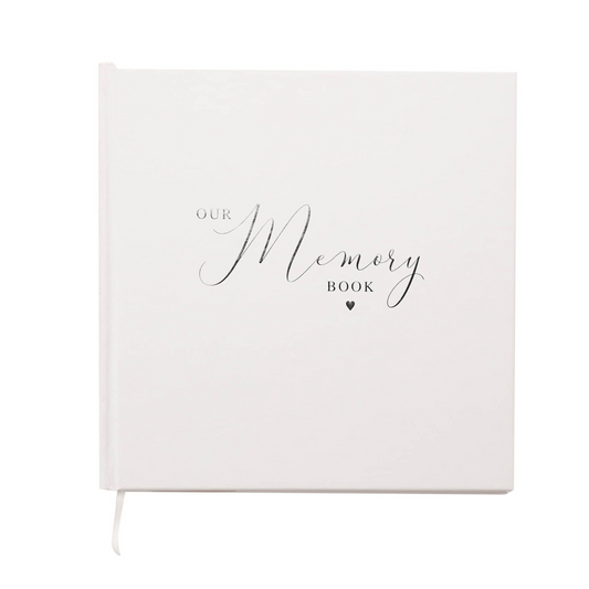 Wedding Memory Book - White