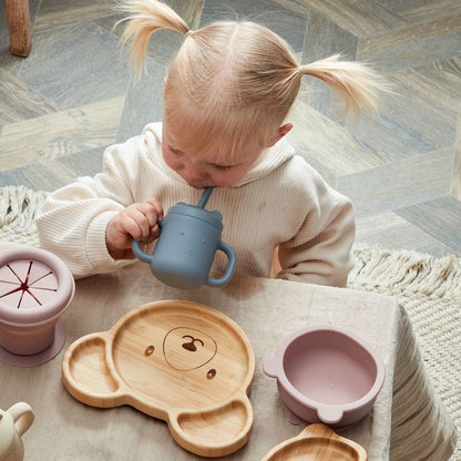 Bambino Bamboo & Silicone Bear Base Plate