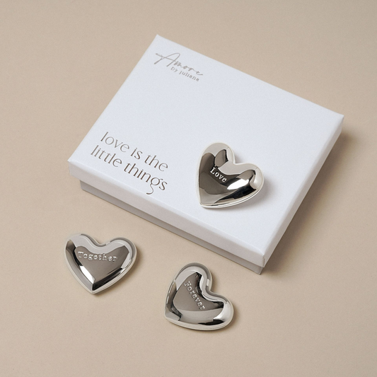 Love Silver Plated Charms