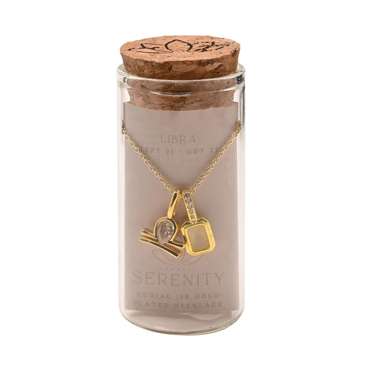 Zodiac 18k Gold Plated Necklace - Libra