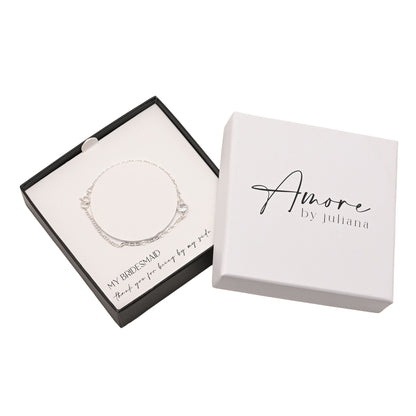 Amore Silver Plated Bracelet - Bridesmaid