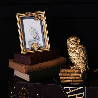 Harry Potter Gold Photo Frame Hedwig