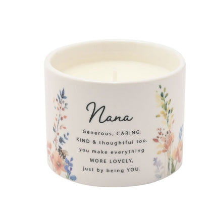 Nana Gifts - Ceramic Candle 100g - Nana