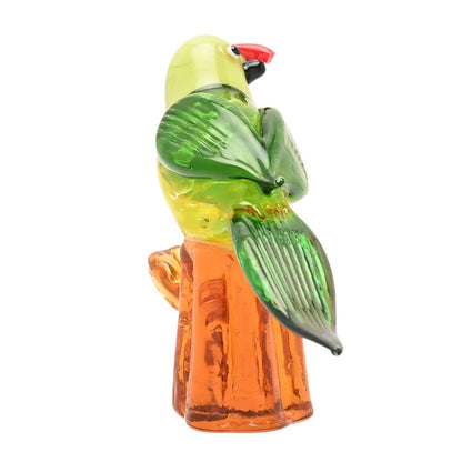 Glass Miniature Figurine - Polly Parrot