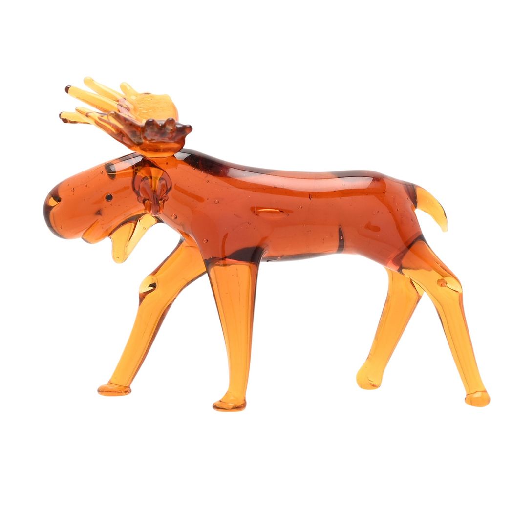 Glass Miniature Figurine - Moose