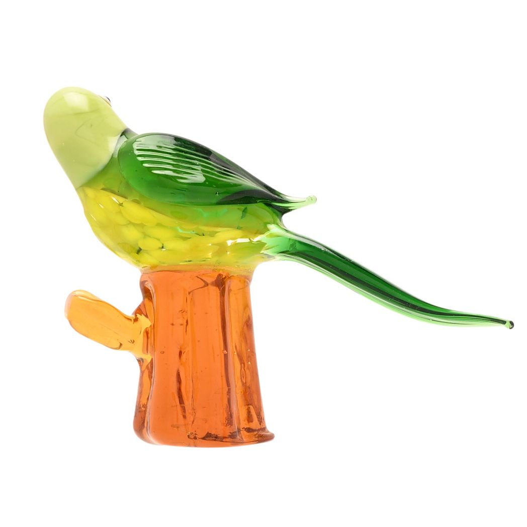Glass Miniature Figurine - Polly Parrot