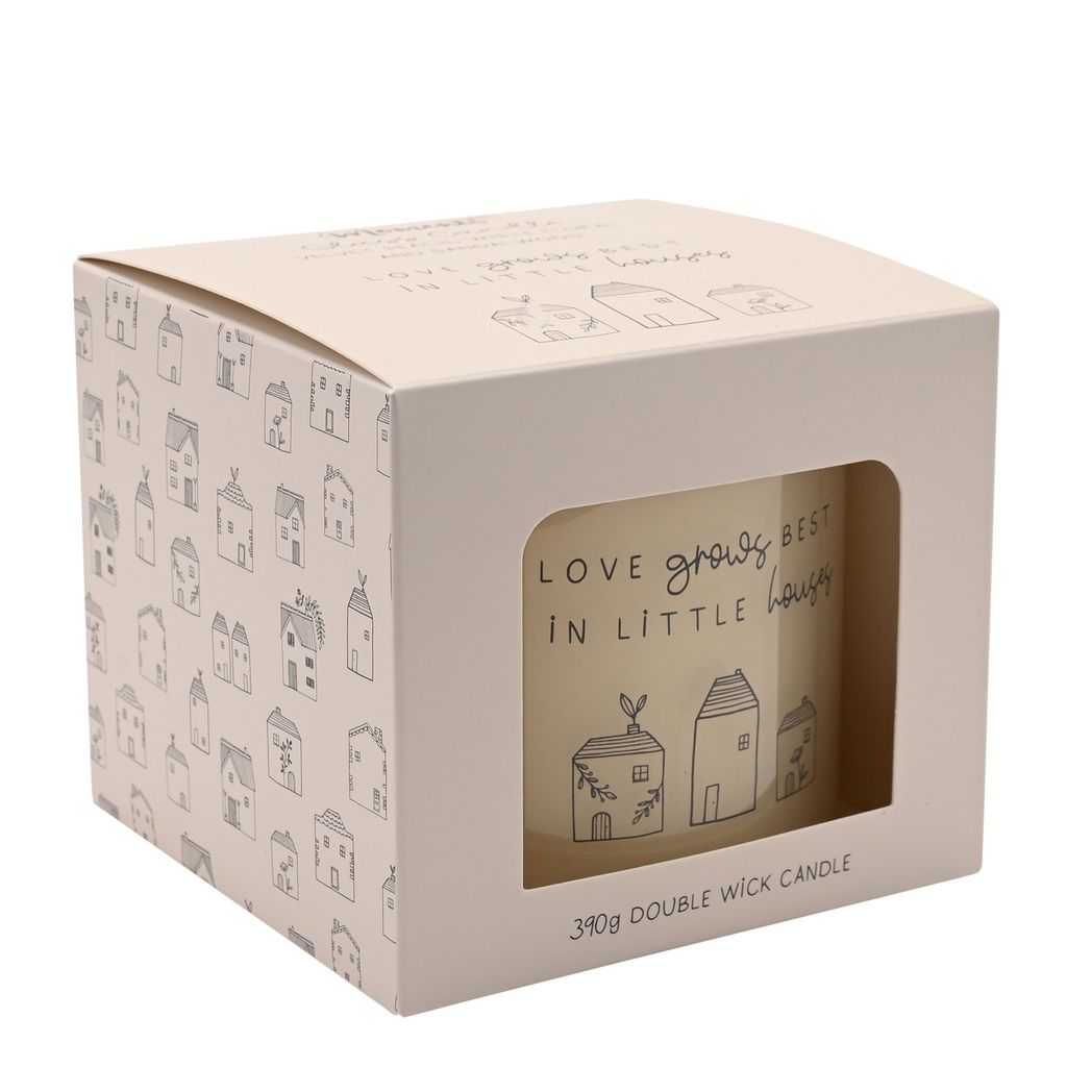 Double Wick Candle 390g - Love