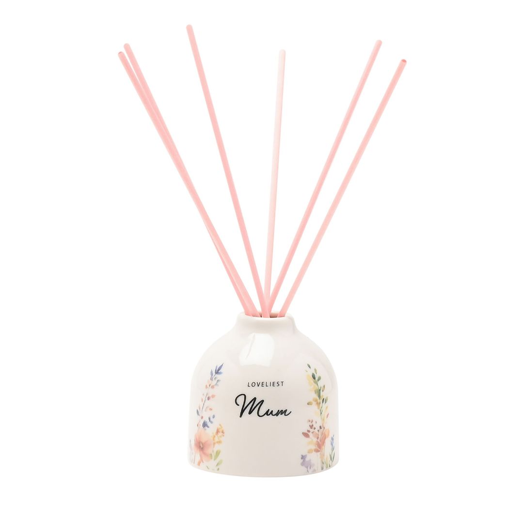 Mum Gifts - Floral Garden Ceramic Reed Diffuser - Mum
