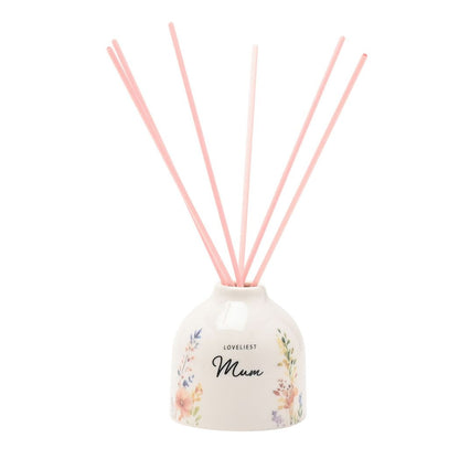 Mum Gifts - Floral Garden Ceramic Reed Diffuser - Mum