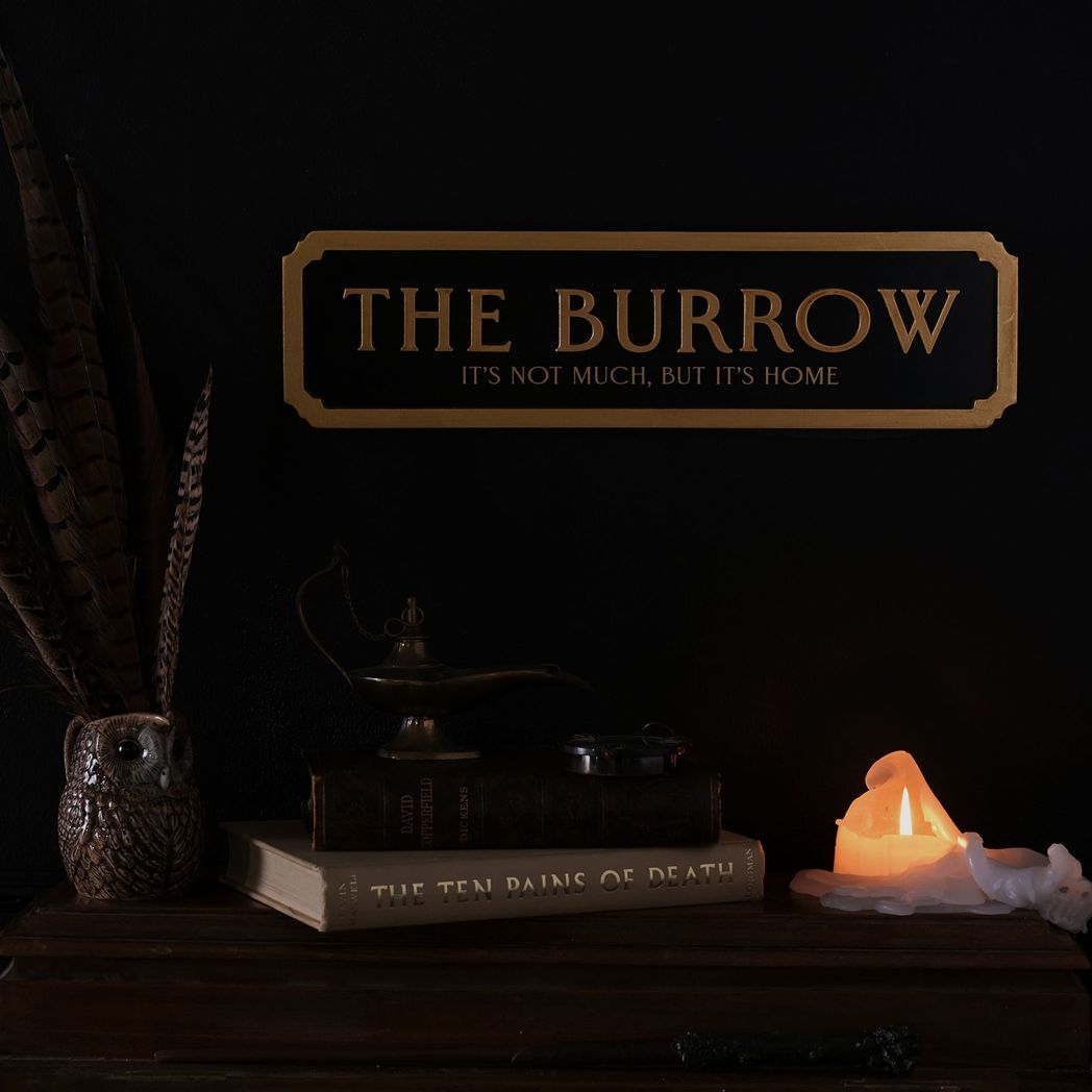 Harry Potter Street Sign The Burrow