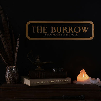 Harry Potter Street Sign The Burrow