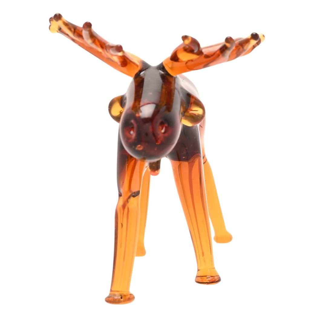 Glass Miniature Figurine - Moose