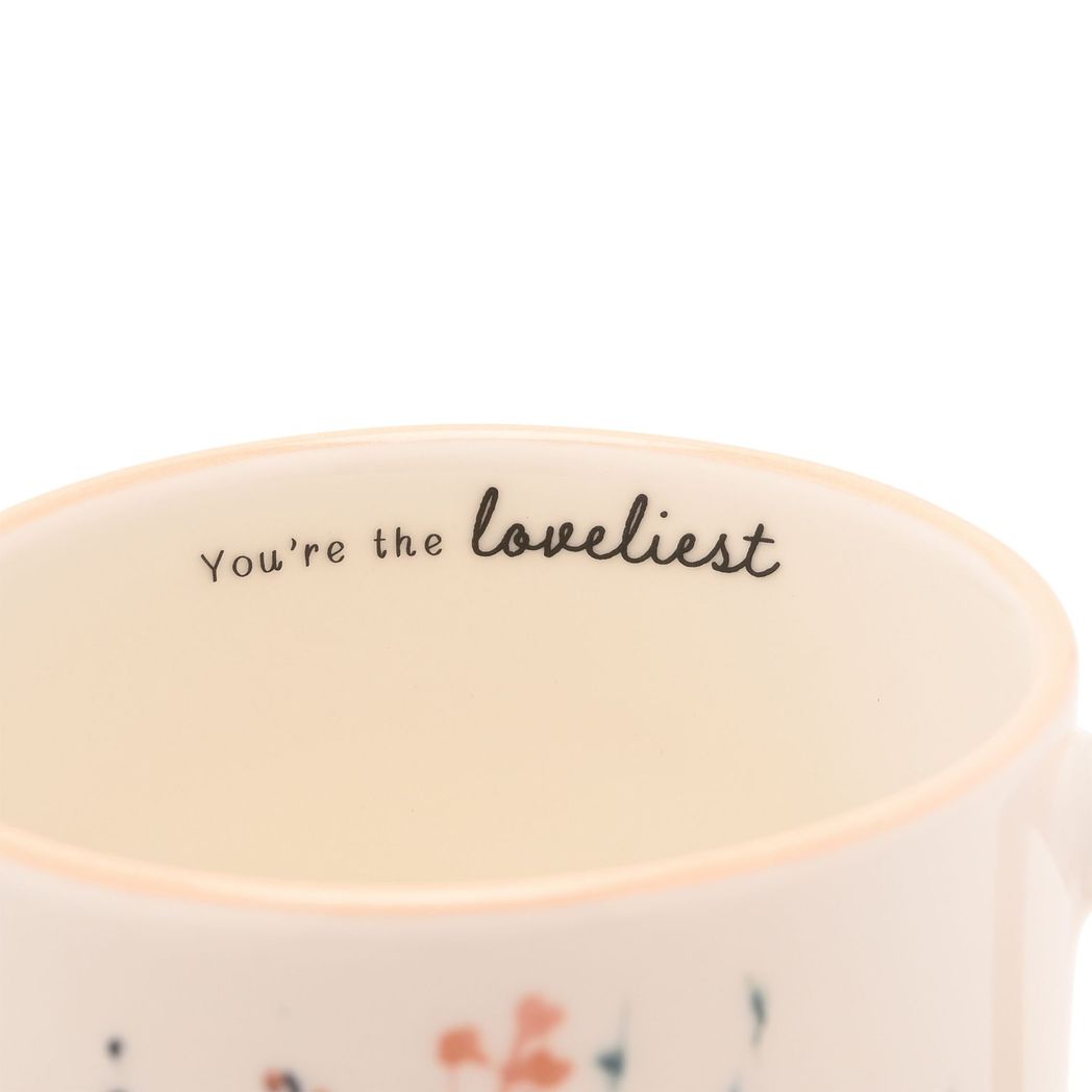 Mum Gifts - Floral Peach Mug - Mummy