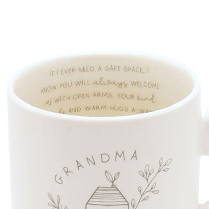 Grandmother Gifts - Mug With Inside Words - Grandma