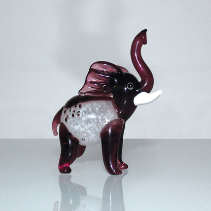 Miniature Glass Figurine - Elephant