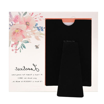 Gifts For Her - Floral Glass Photo Frame - Loveliest