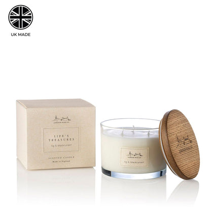 Fig & Blackcurrant Lidded Candle 368g