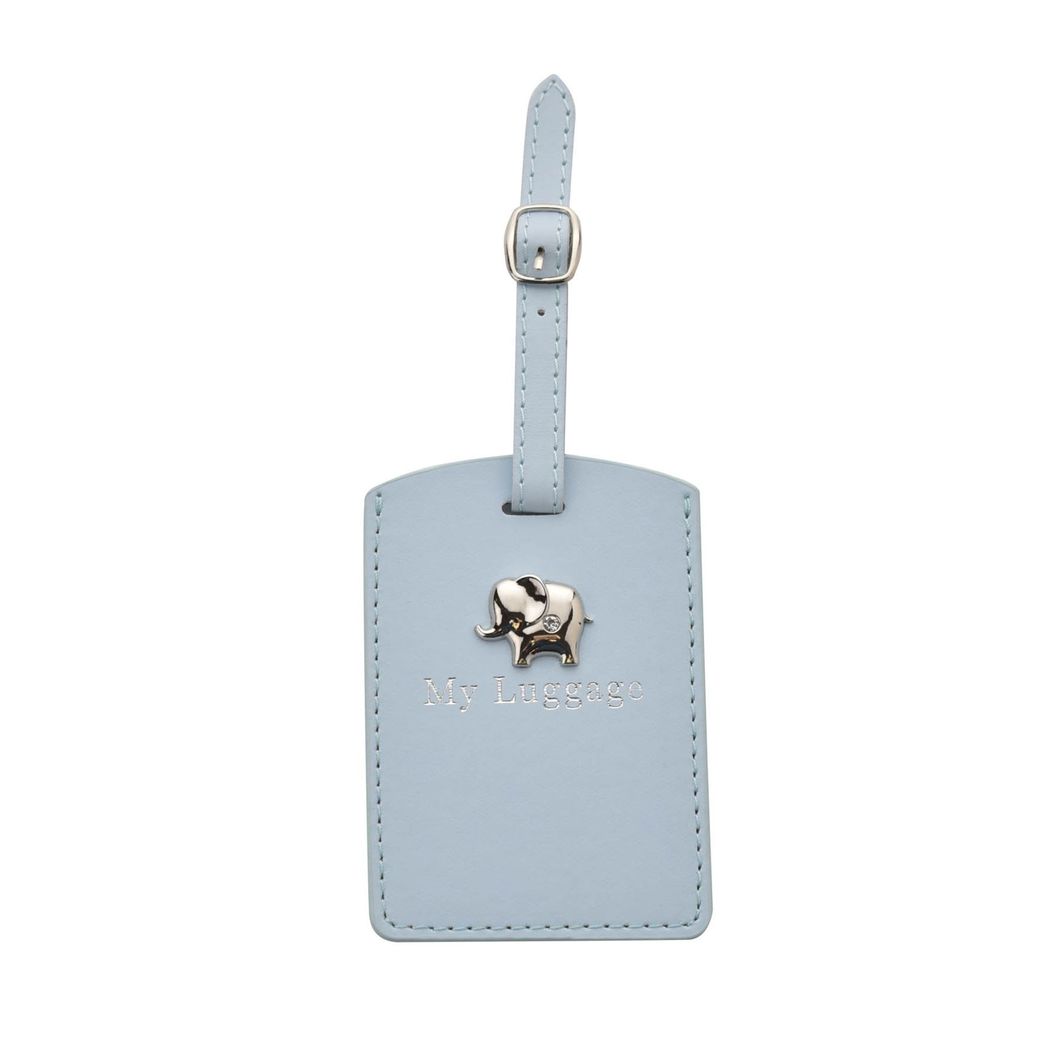 Gifts For Boys Passport Holder and Luggage Tag Set - Blue