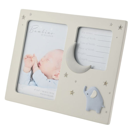 Baby Photo Frame with Elephant Icon 4" x 6"