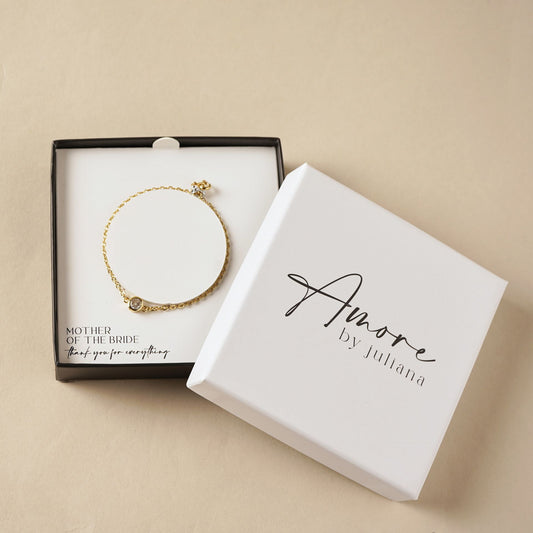 Mother Of The Bride Gift - Gold Plated Bracelet